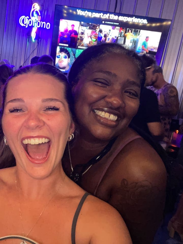 A guest photo on a VYVE photo wall