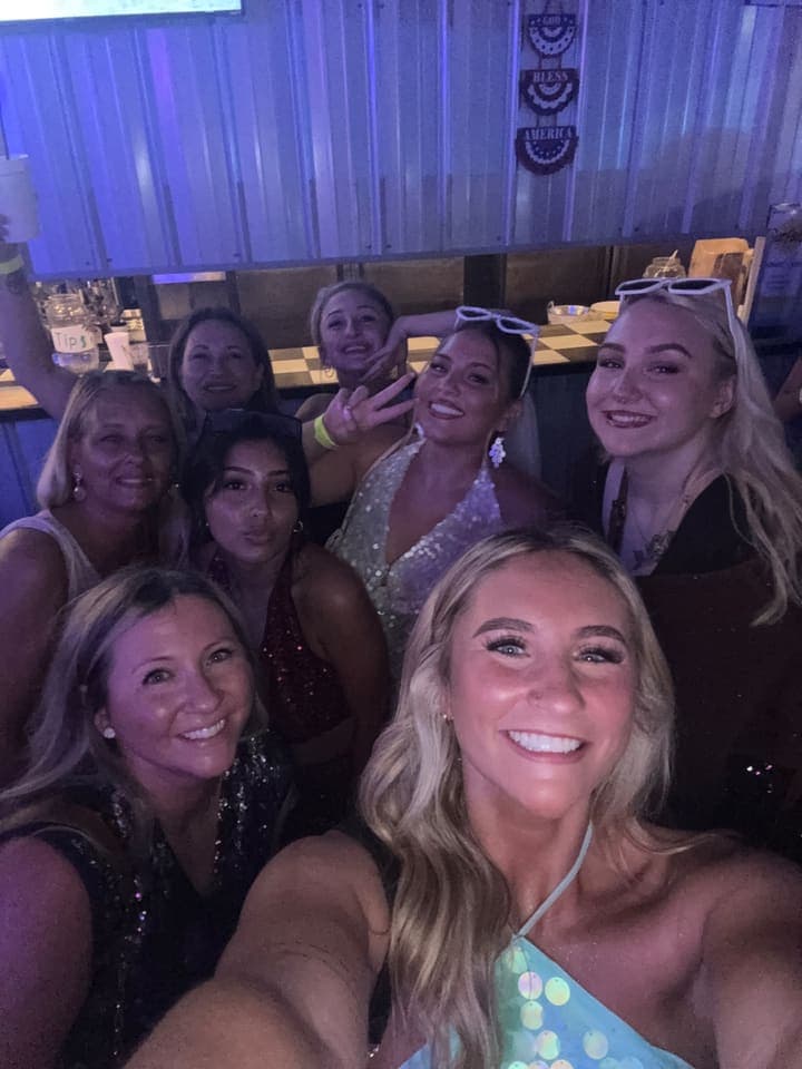 A guest photo on a VYVE photo wall